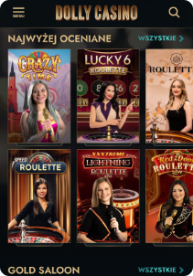 CasinoDolly casino mobile screen live games