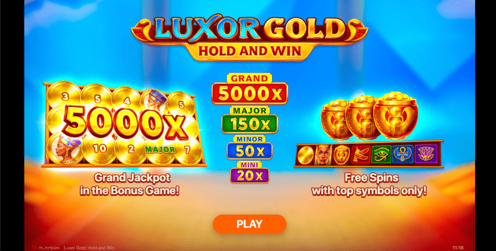 LuxorGold1 screen 1