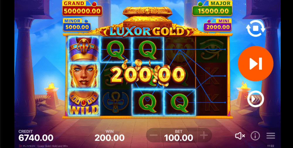 LuxorGold1 screen 2