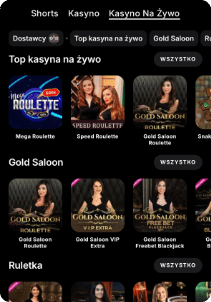 Swiper casino mobile screen live games