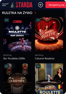 Strada casino mobile screen live casino