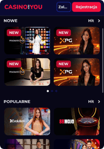 CasinoAndYoucasino mobile screen live casino