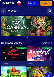 paripesa casino mobile screen slots games