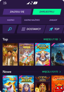 NanoBet Casino mobile screen slots games