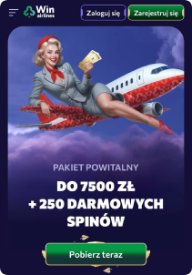 WinAirlines Casino mobile screen maine page