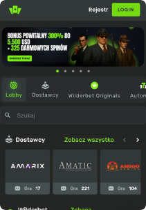 WilderBet Casino mobile screen maine page