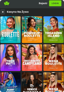 WilderBet Casino mobile screen live games