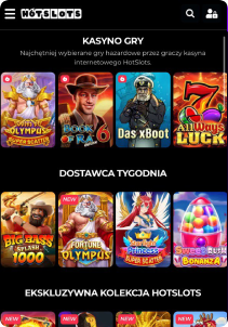 HotSlots Casino mobile screen slots games
