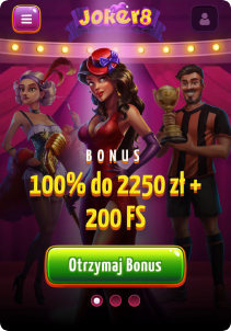 Joker8 Casino mobile screen main page