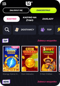 LunuBet Casino mobile screen slots games
