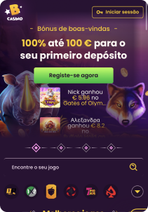 Bizzo Casino mobile screen welcome bonus