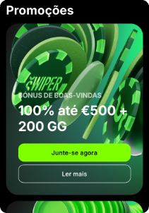 Swiper Casino mobile screen promotions bonus