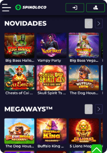 Spinoloco Casino mobile screen slots games