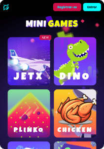 Cosmobet Casino mobile screen mini games