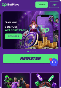 Betplays Casino mobile screen main page