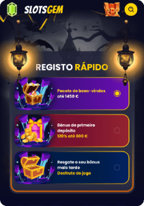 SlotsGem Casino mobile screen main page