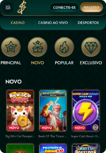Cashed Casino mobile screen slots games