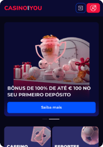 CasinoAndYou Casino mobile screen main page