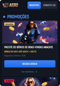 AeroBet Casino mobile screen promotions