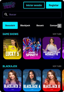 TurboWin Casino mobile screen live games