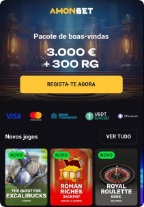 AmonBet Casino mobile screen main page