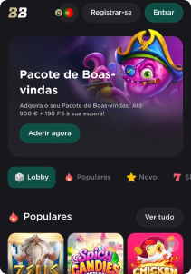 Belabet Casino mobile screen main page