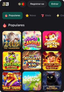 Belabet Casino mobile screen slots games