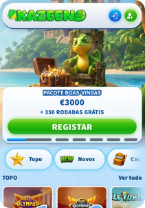 Kazeeno casino screen1