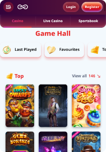 Infinity casino mobile screen slots games