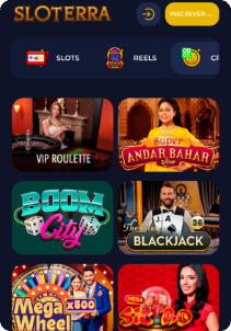 Sloterra casino mobile screen live games