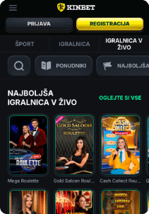 Kinbet casino mobile screen live games