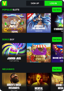 Velobet casino mobile screen slots games