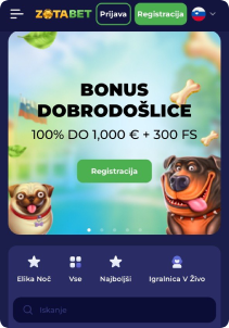 SpinBara casino mobile screen main page