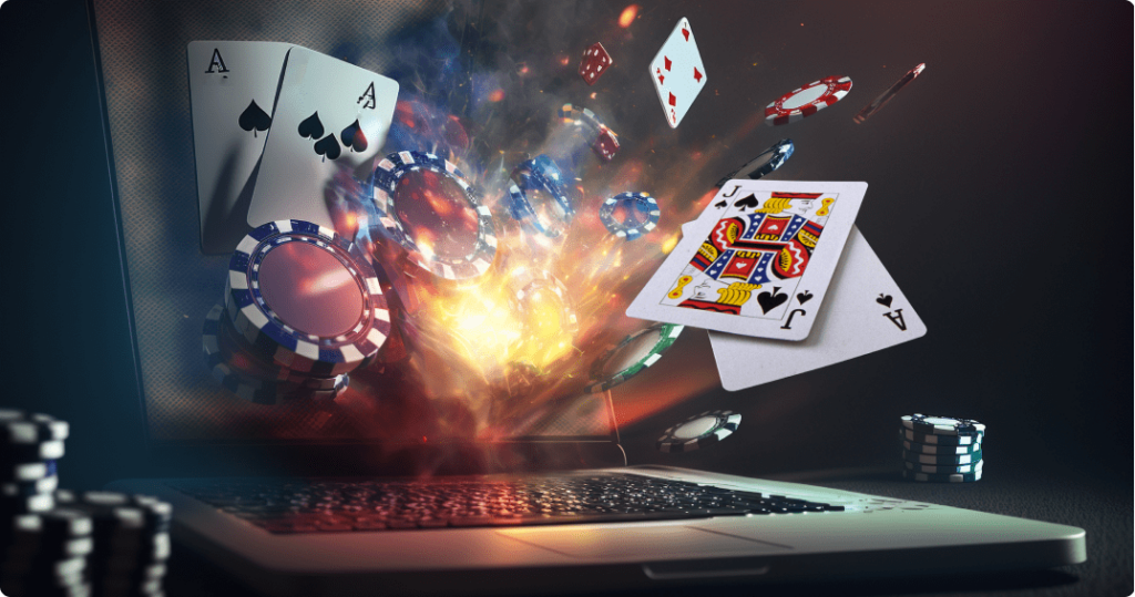 Online gambling illustrative image