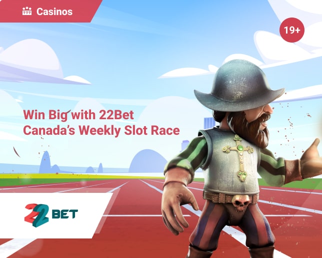 Win Big with 22Bet Canada’s Weekly Slot Race