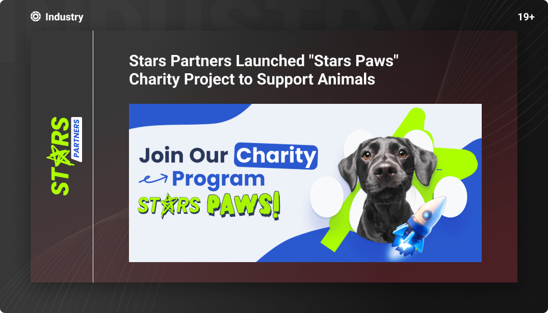 Stars Partners Launched “Stars Paws” Charity Project to Support Animals